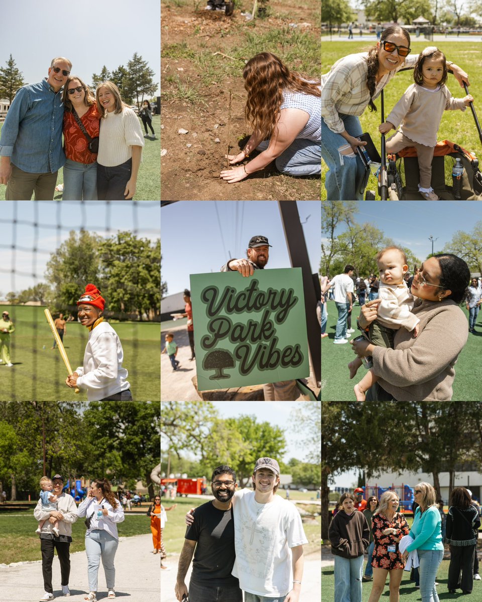 victorytulsa's tweet photo. VICTORY PARK IS NEW &amp; IMPROVED &amp; NOW OPEN! 🌳🛝♥️ enjoy it all summer longgggggg! https://t.co/LURix1Dyo0