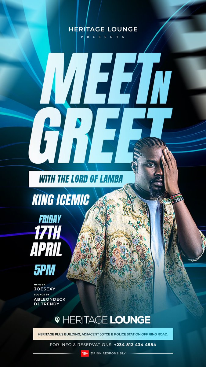 kingicemic's tweet photo. I’m hosting a little meet &amp; greet on Friday, 17 April and I’d love for you to be there. 

Nothing fancy — just good people, good vibes, and a chance to catch up. 

Can you make it? 
Let me know so I save you a spot 😊 https://t.co/zFwSDBAYSW