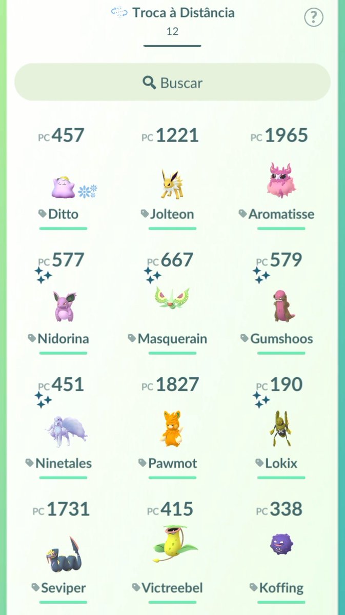 iMedusoMayer's tweet image. Pokémon that I can currently trade via remote trade 

#PokemonGo