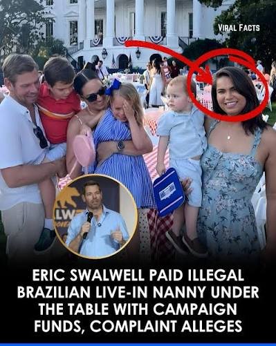 PoliticsOnX's tweet image. #SCOOP: DEMOCRAT REP. ERIC SWALWELL'S WIFE FILING FOR DIVORCE AND FULL CUSTODY OF KIDS. 
x.com/PoliticsOnX/st…
👀 - HAVE YOU EVER SEEN A POLITICAL CAREER TANK SO FAST?
AND EHHH....WHERE DOES THAT LEAVE THE BRAZILIAN NANNY??!!