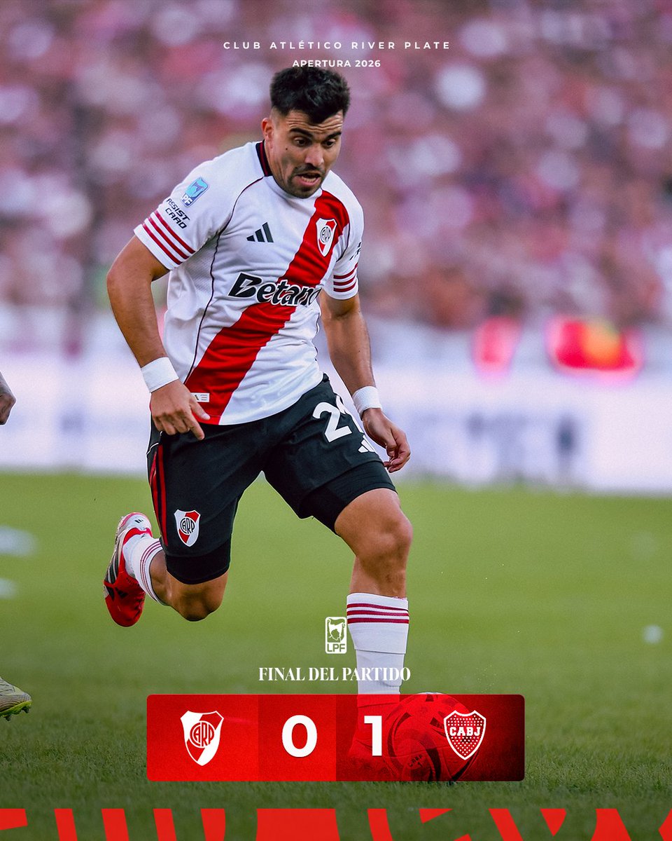 Final del partido. River 0 - Boca 1.

#VamosRiver ⚪️🔴⚪️