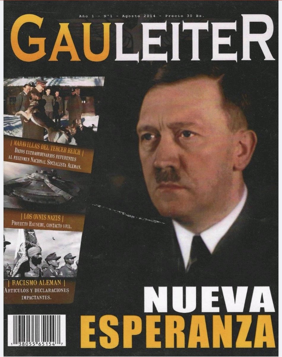 La Editorial de la Casa de Tharsis tiene el privilegio de publicar un tesoro editorial inédito, el ejemplar piloto de la Revista 'Gauleiter' en homenaje a un aniversario más del Día del Espíritu de la Voluntad Absoluta. …itorialdelacasadetharsis.blogspot.com/2026/04/la-rev…