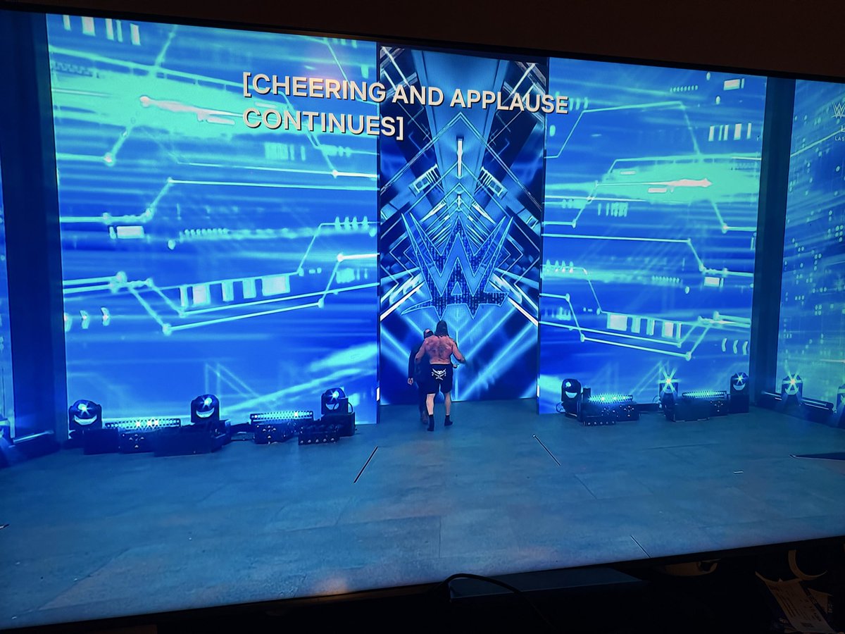 gerble72's tweet photo. Wow!!! Shocked brock has hung up his boots at #wrestlemania 
Thank you brock 👏👏👏👏👏 https://t.co/C70mauNWjM