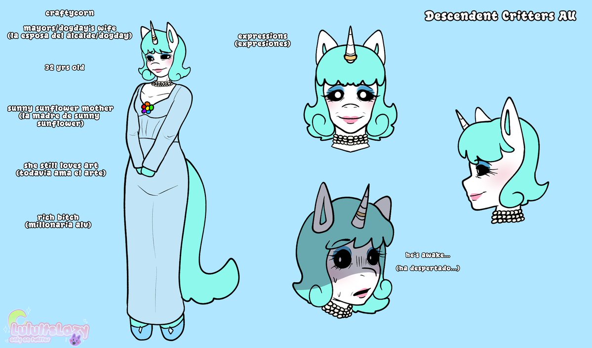 LuluItsLazy's tweet image. Guys, i finally did the #LazyCrittersAU designs in #DescendentCrittersAU they are adults now, NOOOOO THEY CAN AGE😭 more are coming soon!! I kinda wanna change some designs like, ngl bruh. Which one is ur favorite?!🫵
#SmilingCrittersAU