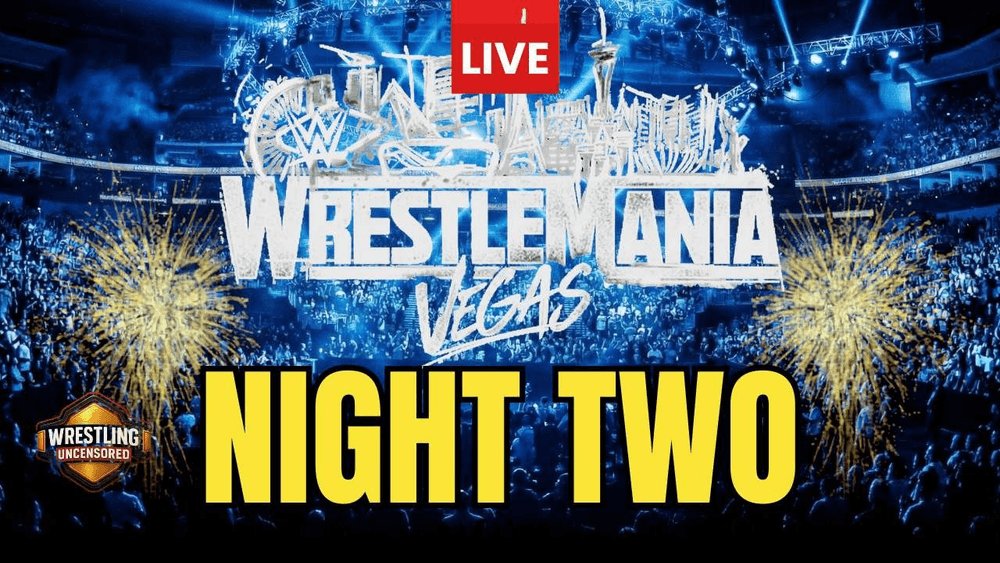 RingsideReport's tweet photo. In just 4 hours: WrestleMania 42 Night 2 LIVE watchalong. Reigns vs. Punk for the World Heavyweight Championship. Brock vs. Oba Femi. We're calling it as it happens—no filter, no corporate spin. 10 PM ET. #WWE #RingsideReport https://t.co/gt2GEm6Wrc https://t.co/tKWH4gck2Q