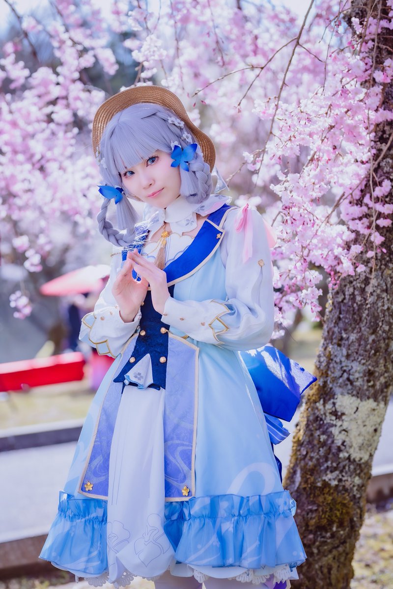 ※コスプレ
原神　神里綾華
花時に訪れた手紙
photo→アルクさん<a href="/iQka5GIVahOrRrh/">甲鉄城のアルク</a> 
#コスプレ桜祭26