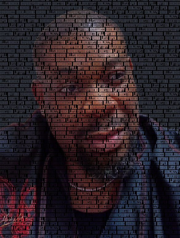 hardey_art's tweet image. @DONJAZZY When you are active, please check out these Art.

#Typography #WordArtPortrait