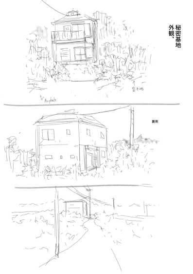 今作「僕に勇気があったなら」の背景設定資料になります。😀
リアルさを出すために、今作は青年漫画寄りのタッチで描く方針にしました。 