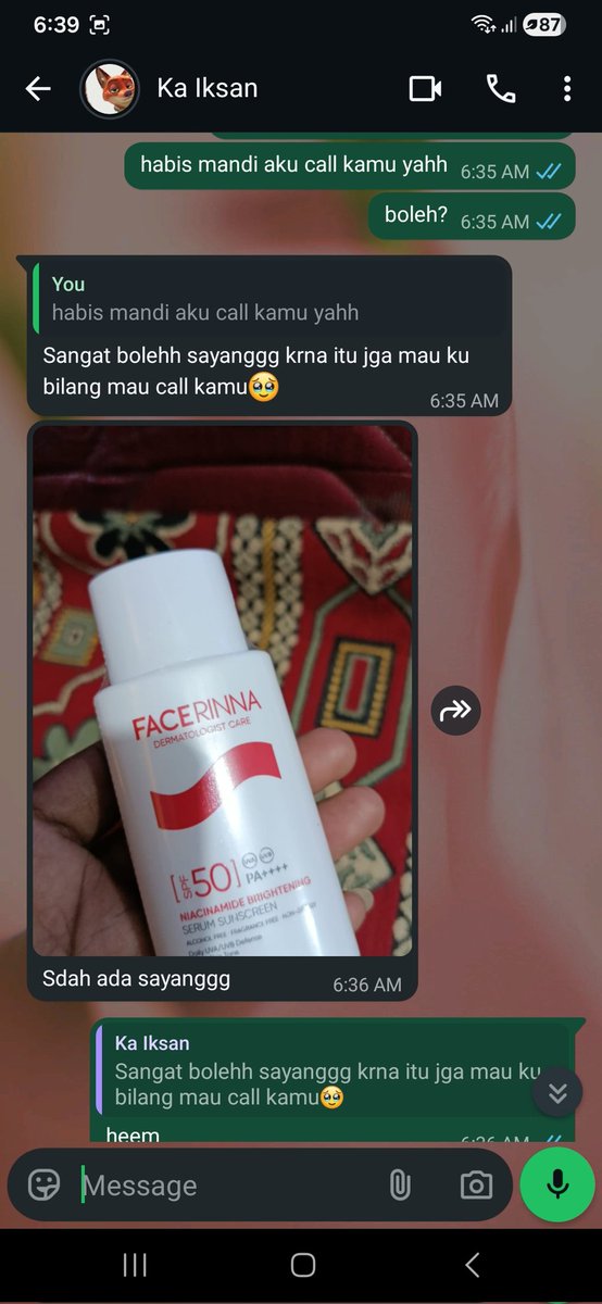 sunscreen baruuu