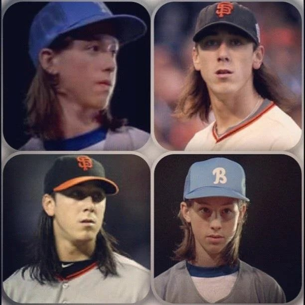 BBGreatMoments's tweet photo. Mitch Kramer grew up and became Tim Lincecum 😂 https://t.co/J1CL2HyahF