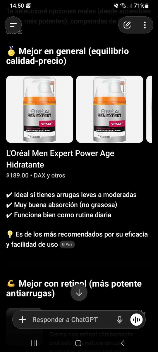 Hola <a href="/lorealmexico/">L'Oréal México</a> me pueden informar si cambio la presentación de este producto, porque no lo encuentro.