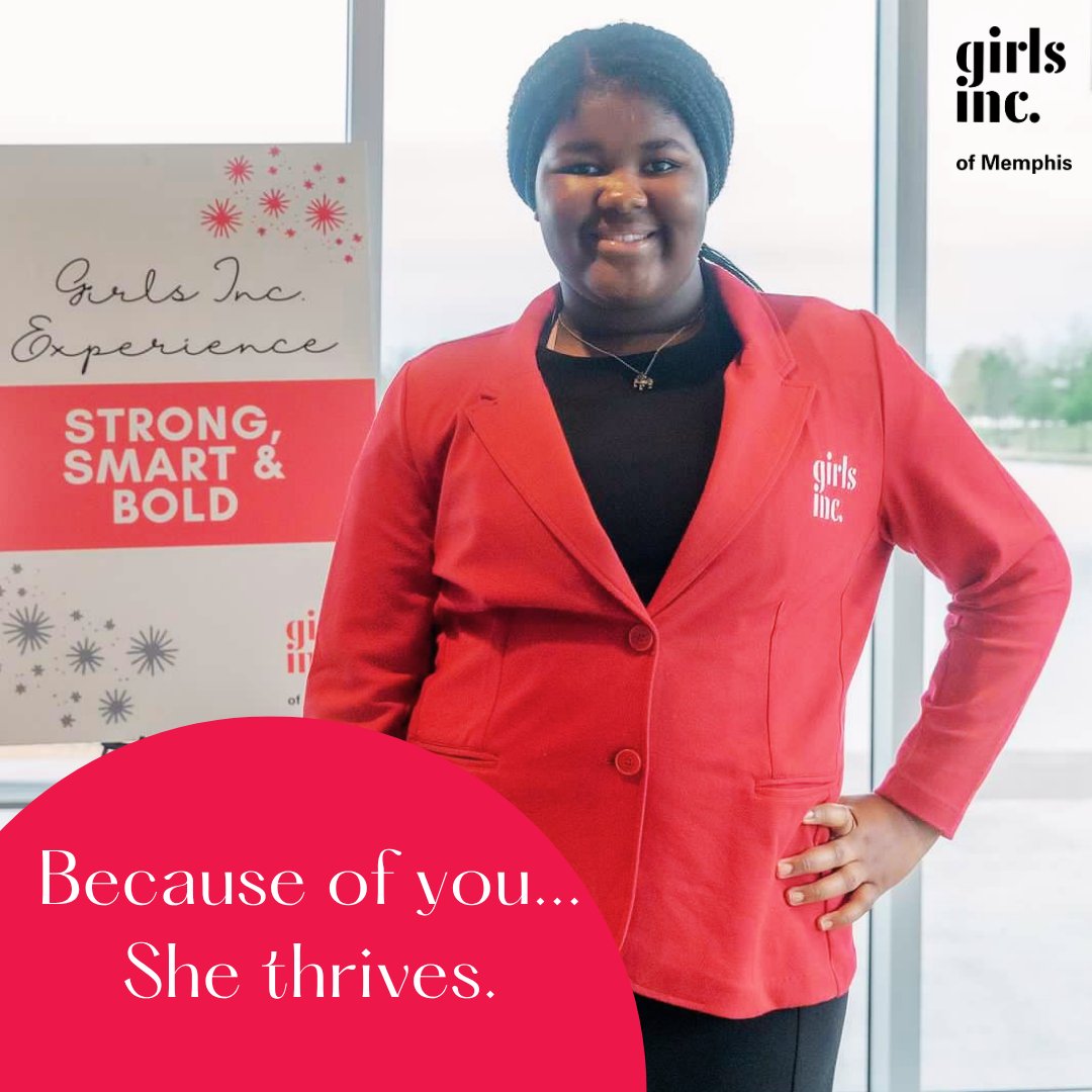 girls_memphis's tweet image. Because of YOU, Memphis girls are growing stronger, smarter, and bolder every day.
Thank you for believing in her potential. #CommunityImpact