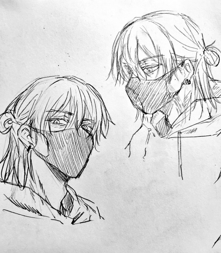 与幸吉×黒マスクの組み合わせに夢見ている 