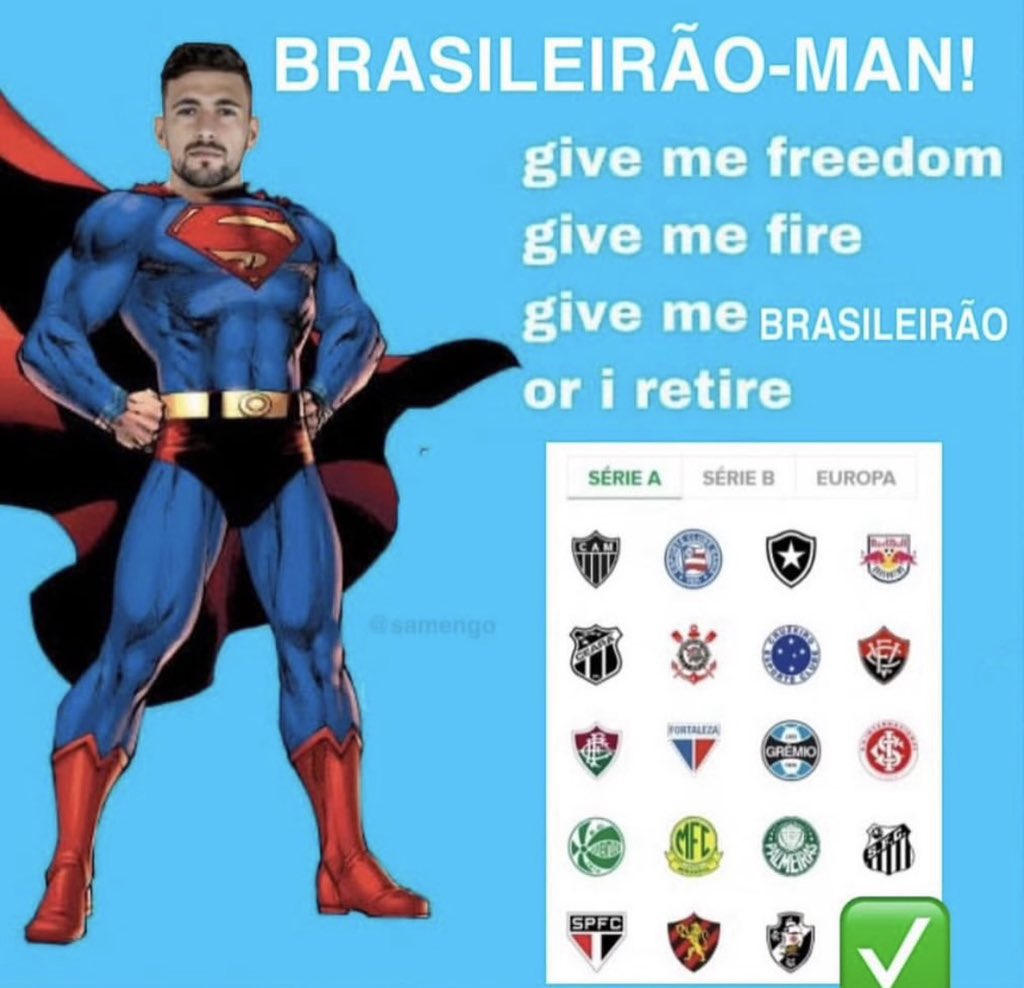 TUDO NORMAL POR AQUI

BRASILEIRÃO-MAN VOLTOU