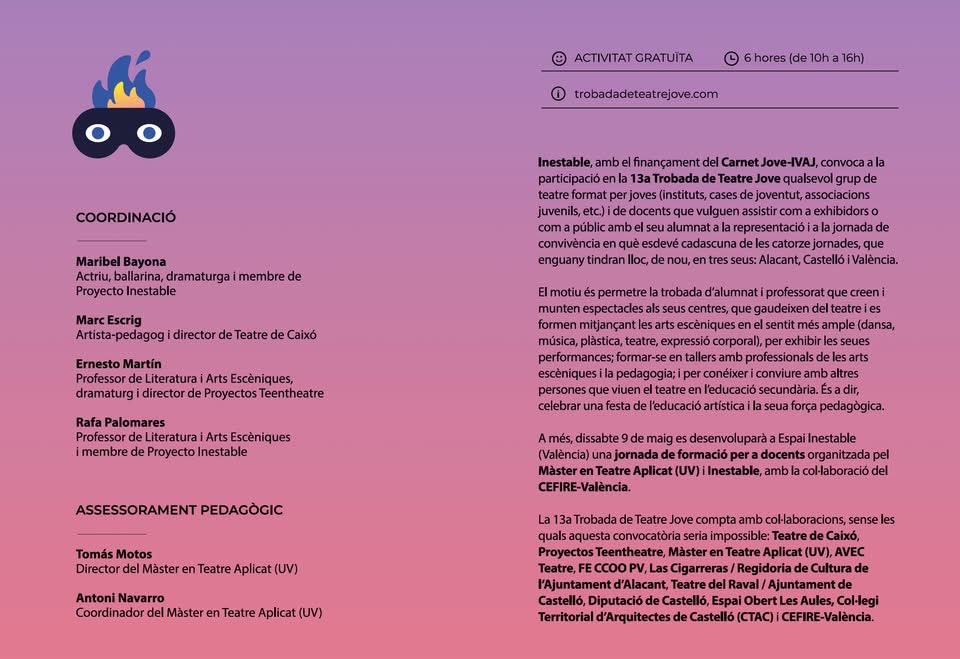 Trobada de Teatre Jove tweet media