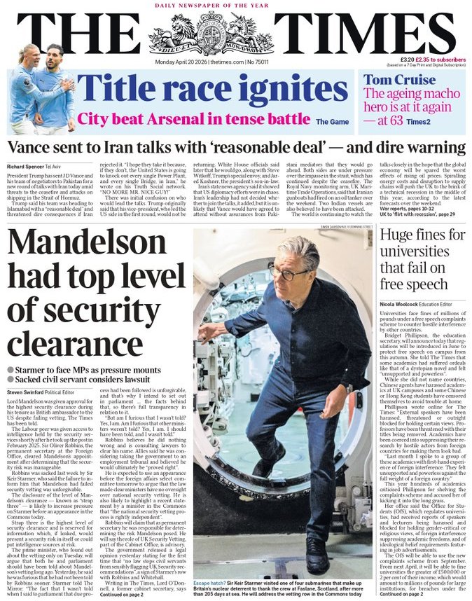 TheLastPersont2's tweet image. .
Whatever the rights and wrongs of appointing Mandelson as US ambassador, the UK needs a safe pair of hands as PM given the uncertainty of the international situation following Trump's unlawful attack on Iran.

#r4today #bbcbreakfast #GMB #PoliticsLive #C4News #Newsnight 
.