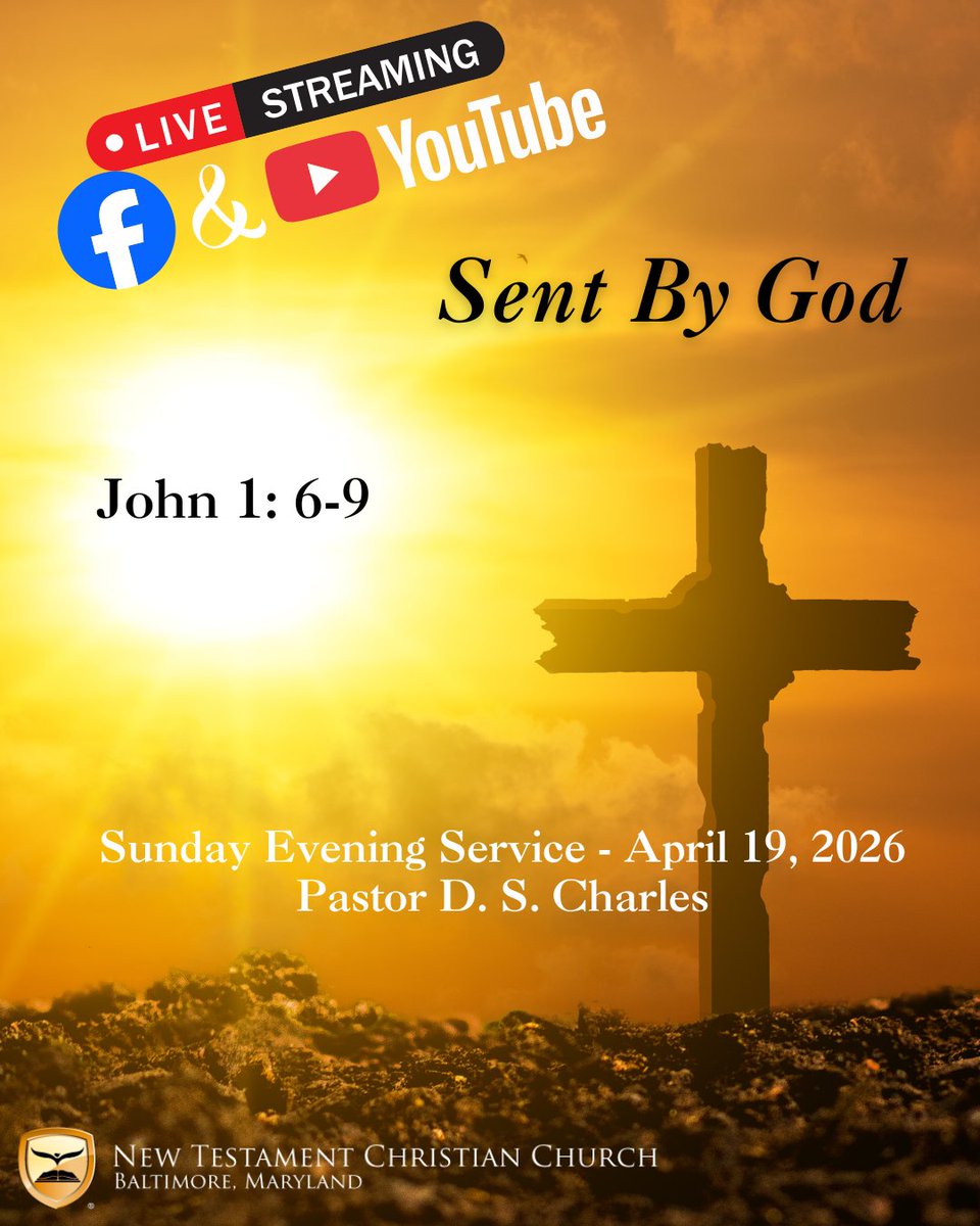 NTCCBaltimore's tweet image. We are LIVE with Sunday Evening Service! Log in and join us on:

Facebook at facebook.com/share/v/1AHpuB…
On YouTube at: youtube.com/live/TGLSs8_BK…

#newtestamentchristianchurch #sundayservice #ntcc #scripture #church