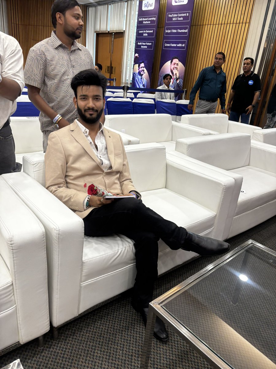 tradergentlem's tweet photo. Honoured to be invited at Creator Conclave 2026, New Delhi🙏  

A special thanks to Amresh Bharti Sir @mahatmaji_technical @we_make_creators for the warm invitation, incredible knowledge shared, and the unforgettable VIP treatment. https://t.co/isHshRCvzD