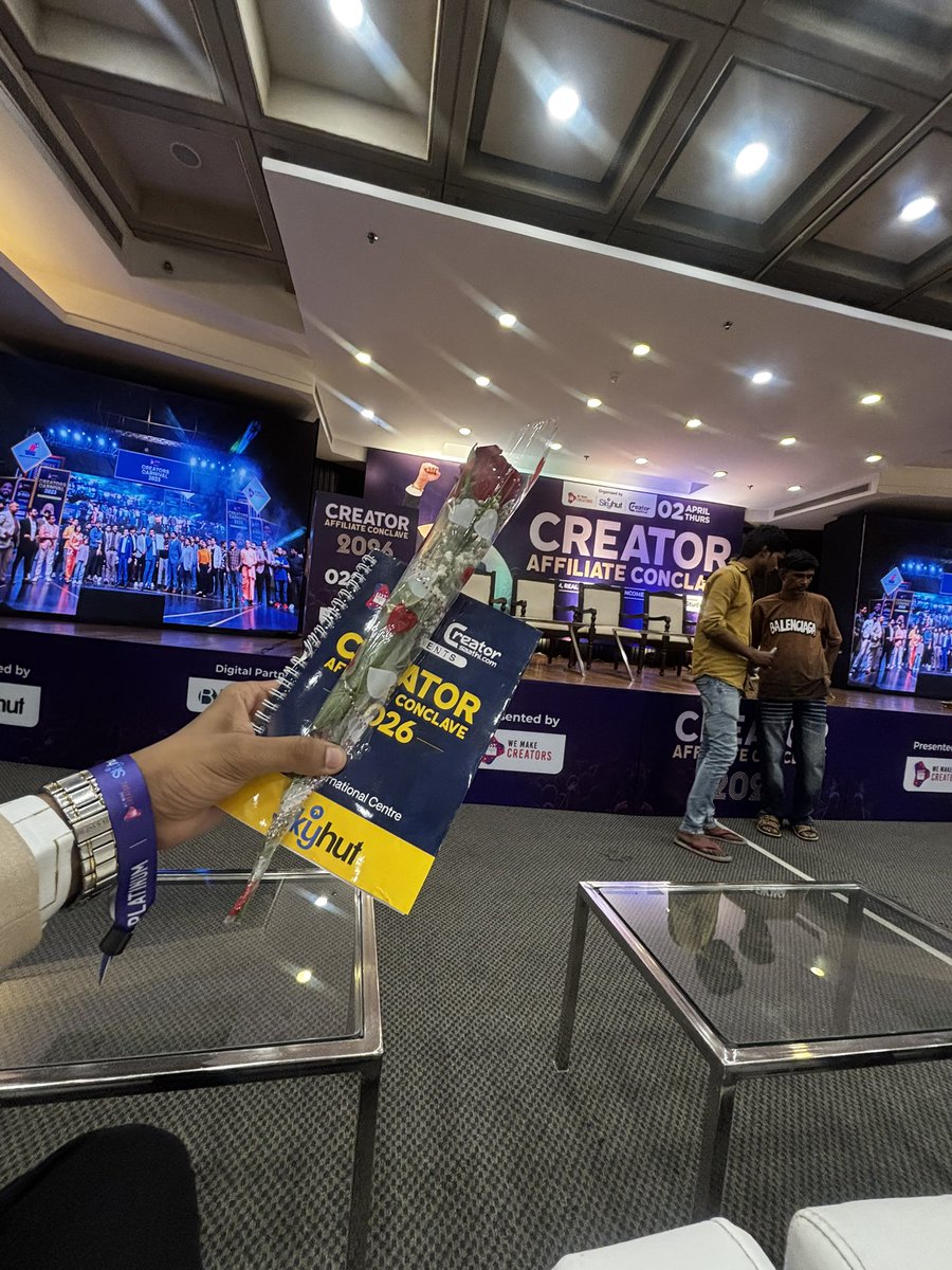 tradergentlem's tweet photo. Honoured to be invited at Creator Conclave 2026, New Delhi🙏  

A special thanks to Amresh Bharti Sir @mahatmaji_technical @we_make_creators for the warm invitation, incredible knowledge shared, and the unforgettable VIP treatment. https://t.co/isHshRCvzD