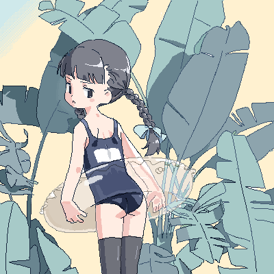 「#なんの脈絡もなく水着イラストを再掲して最近フォローしてくれたフォロワーを怖がら」|なの！ コミケ２日目J-28bのイラスト