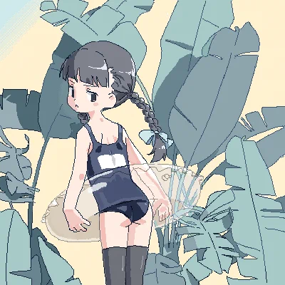 #なんの脈絡もなく水着イラストを再掲して最近フォローしてくれたフォロワーを怖がらせましょう