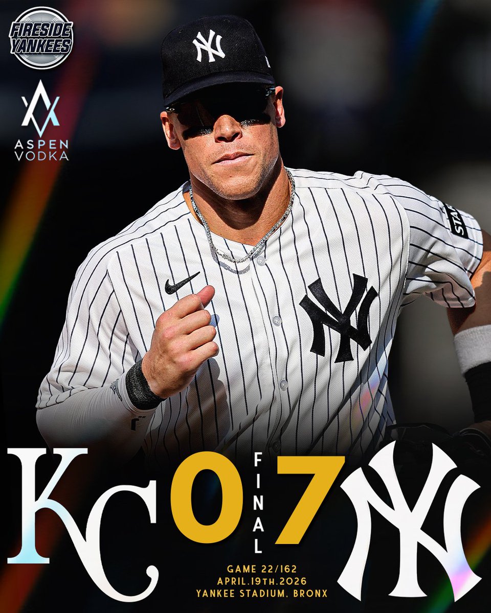 FiresideYankees's tweet image. PLAY THE DAMN SONG!

YANKEES SWEEP THE ROYALS!

#Yankees