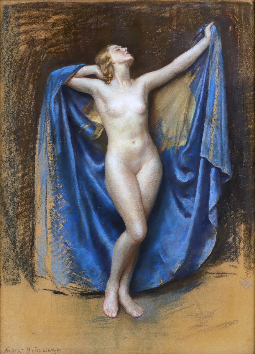 FineFigureArts's tweet photo. Albert Henry Collings - The Blue Cloak, Date n.d.
https://t.co/Fkct0jj3Nw https://t.co/U5iTbNJ3H0