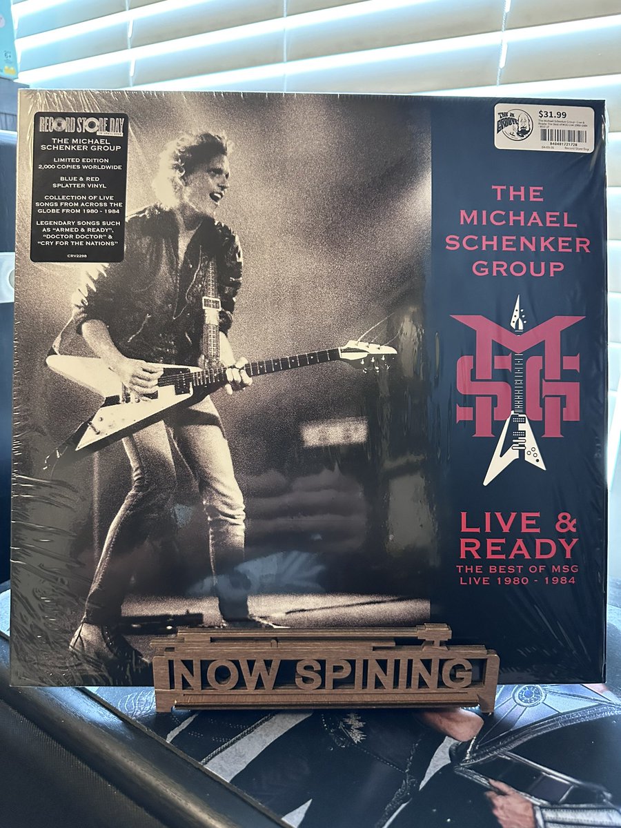 DennisWoods's tweet image. The Michael Schenker Group ~ Live And Ready: The Best Of MSG Live 1980-1984 (2026)
🤘🔥🤘🔥🤘 #nowplaying #msg #rsd2026 #vinyl