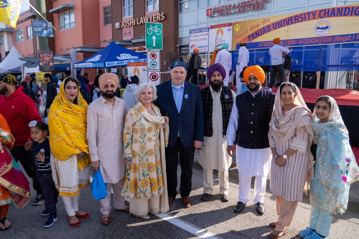 PeterMilobar's tweet photo. Had a great time celebrating Vaisakhi in Surrey this weekend. It was an incredible opportunity to connect with the community and recognize the traditions that make this celebration so meaningful. 

I truly appreciate the many contributions Sikh Canadians have made to our province and the role they play in building strong, welcoming communities across British Columbia.

Happy Vaisakhi!