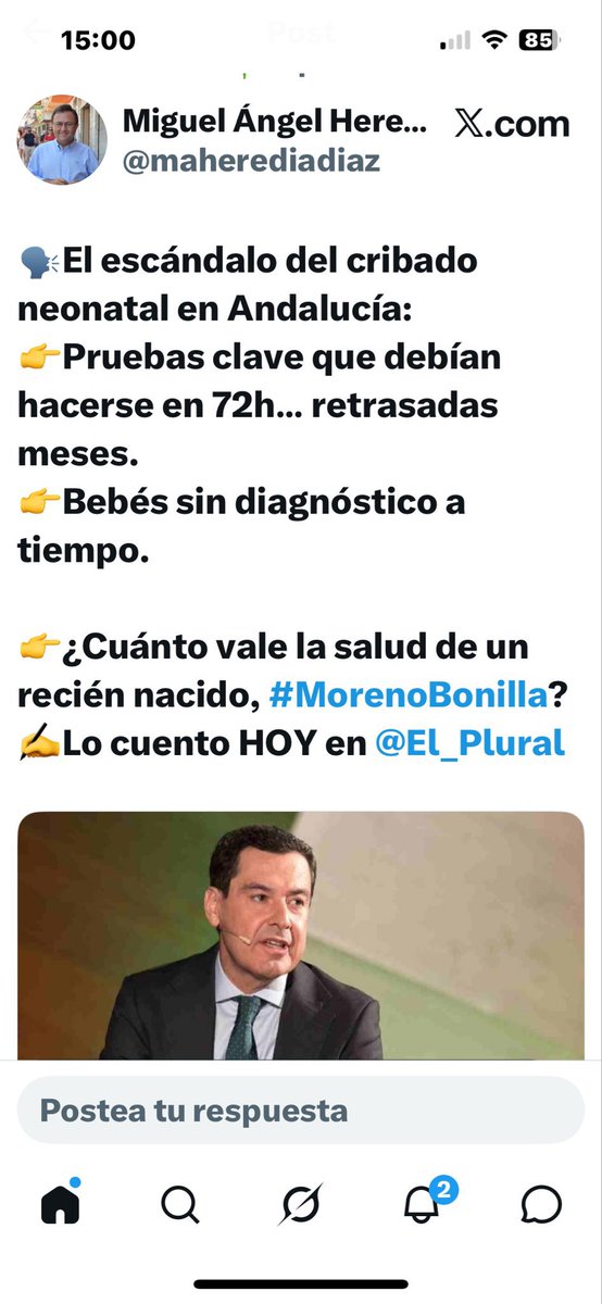 <a href="/ppandaluz/">PP de Andalucía</a> <a href="/JuanMa_Moreno/">Juanma Moreno</a> ¿Que sigue creciendo la valoración de la gestión de <a href="/JuanMa_Moreno/">Juanma Moreno</a>. Suma y sigue. Aunque adelantes las elecciones no te servirá de nada. 👇