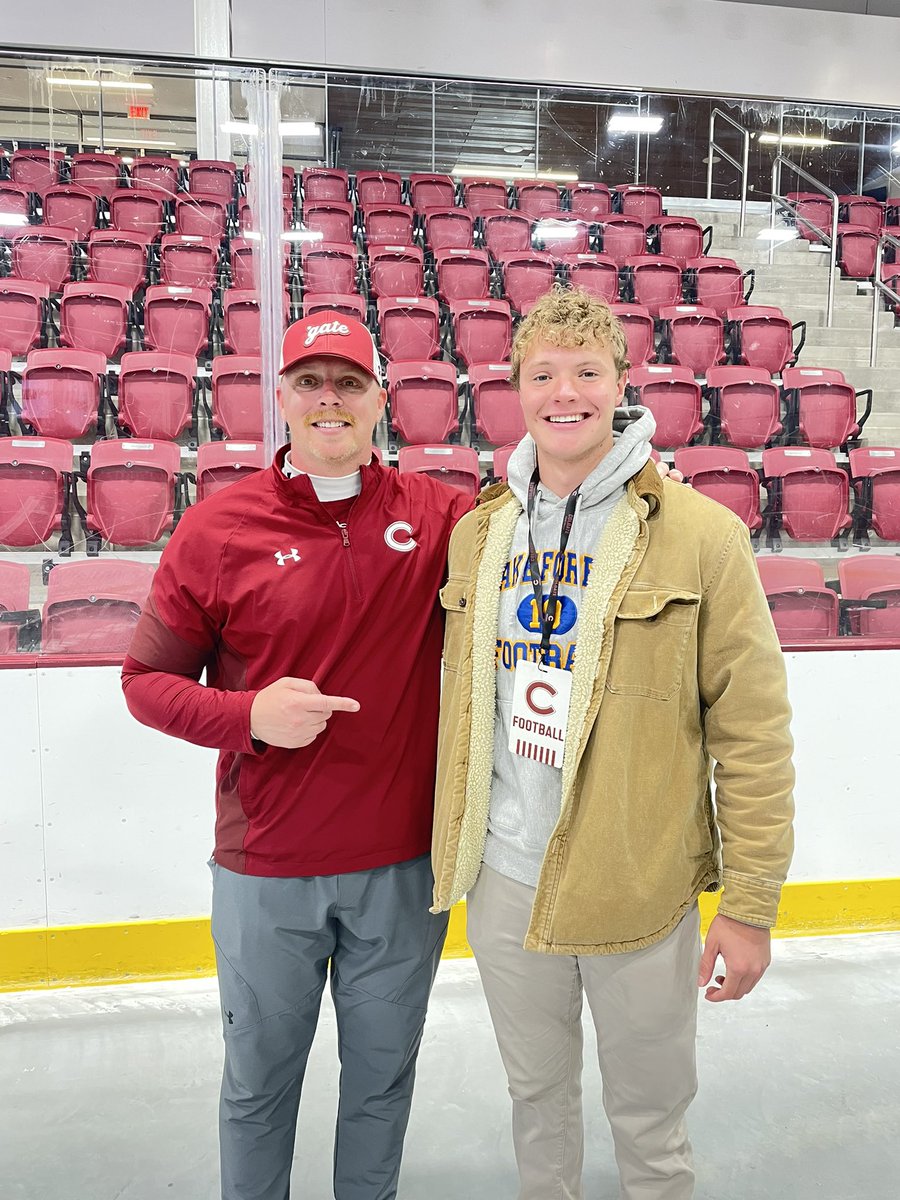 redingpruett's tweet image. Blessed to receive a D1 offer to play football at Colgate University! Thank you @_CoachFitz, @Ison50, @CoachRotch and @_CoachWarner for the amazing visit! All glory to God! #GOGATE #DRAWTHELINE #COLLEGEFOOTBALL