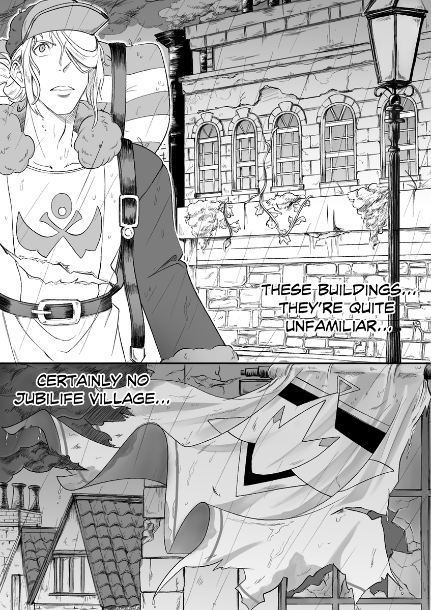 esprei96's tweet photo. dystopian!AU - Chapter 1

Volo wakes up in a strange place with no real recollection of how he ended up there. Before he can seek answers, or even shelter from the rain, he's attacked by a mysterious stranger and an even more mysterious Pokemon.

(continued in replies) https://t.co/B8FlacFkwl
