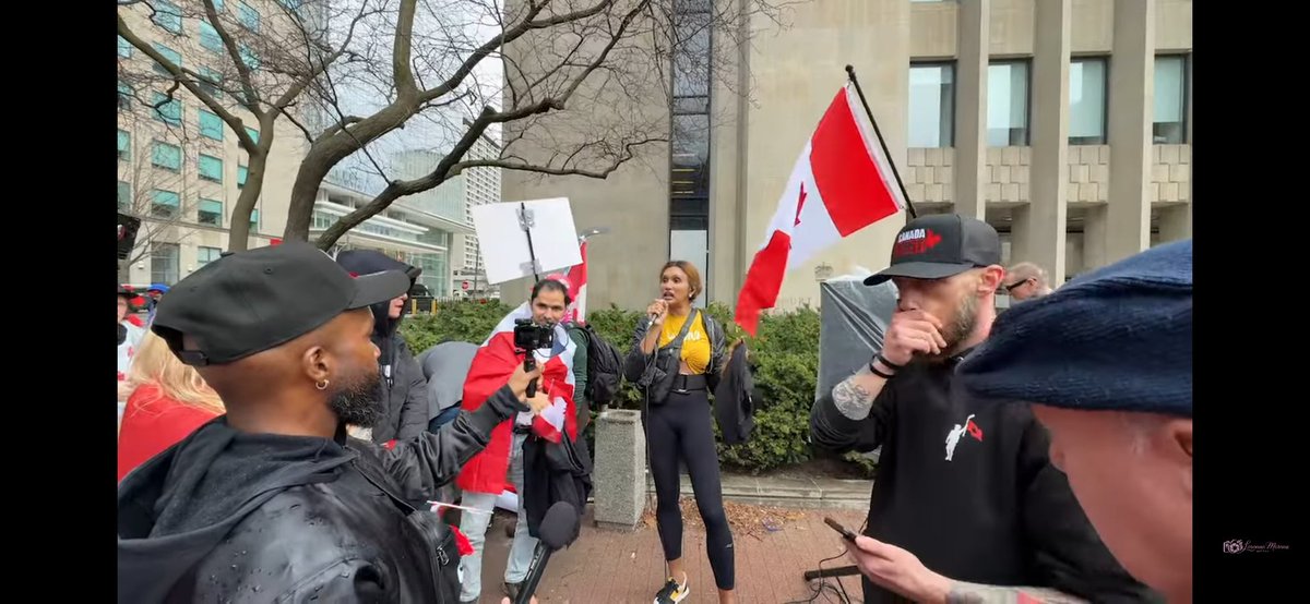 rickdou78681875's tweet image. The moment when @puckdaddy93 realized the rally was going off the rails 👀    

#CanadaFirst 
#CanadaIsCooked 
#HotelCanada