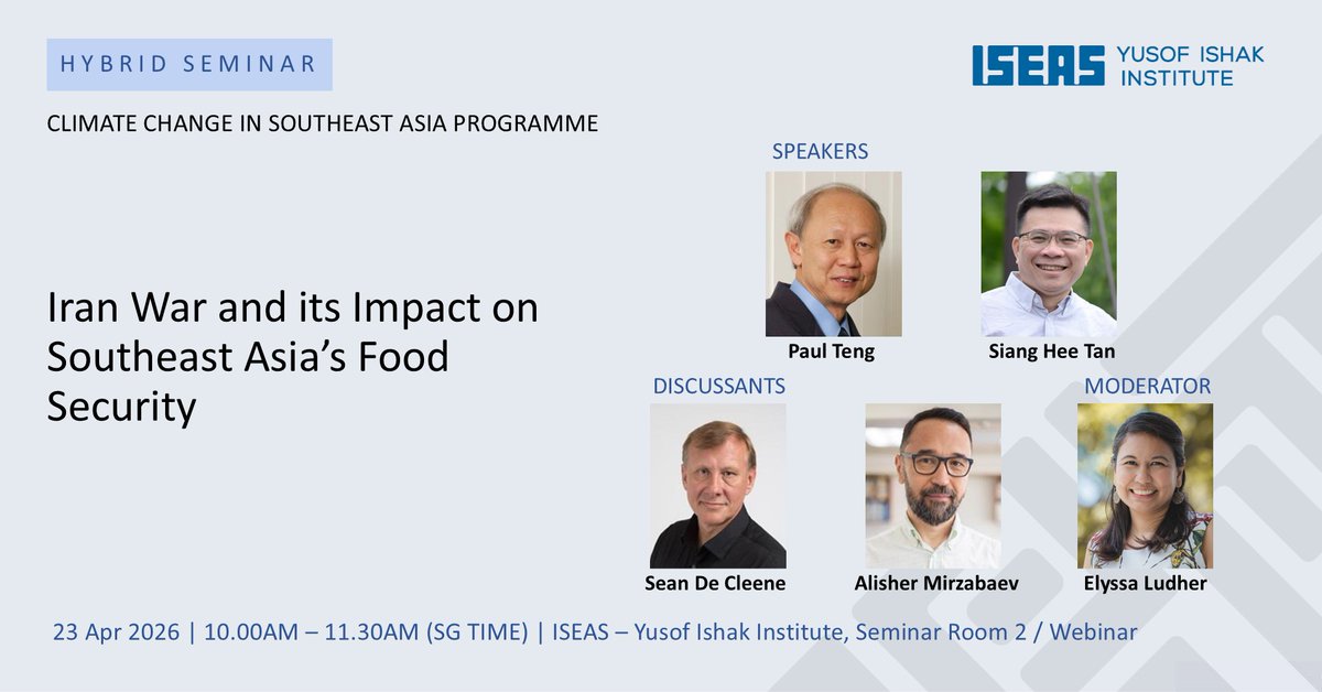 ISEAS - Yusof Ishak Institute tweet media