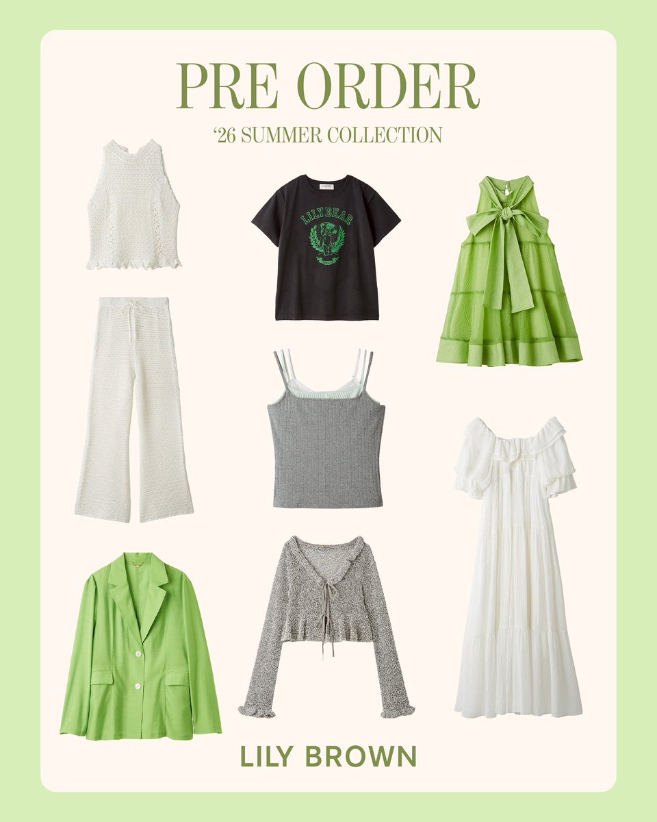 LILY BROWN 公式 tweet media