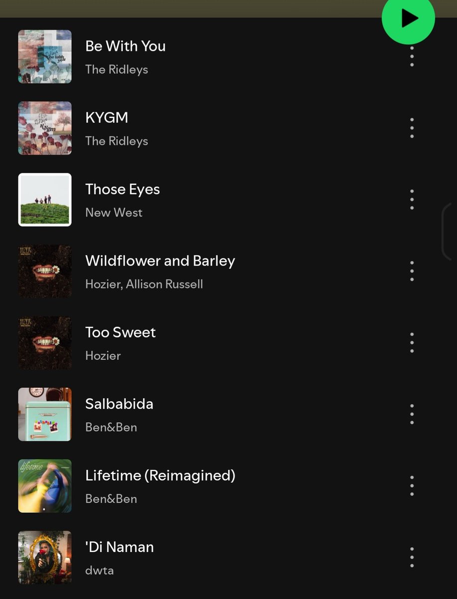 you know love, I am still adding songs to our joint playlist...