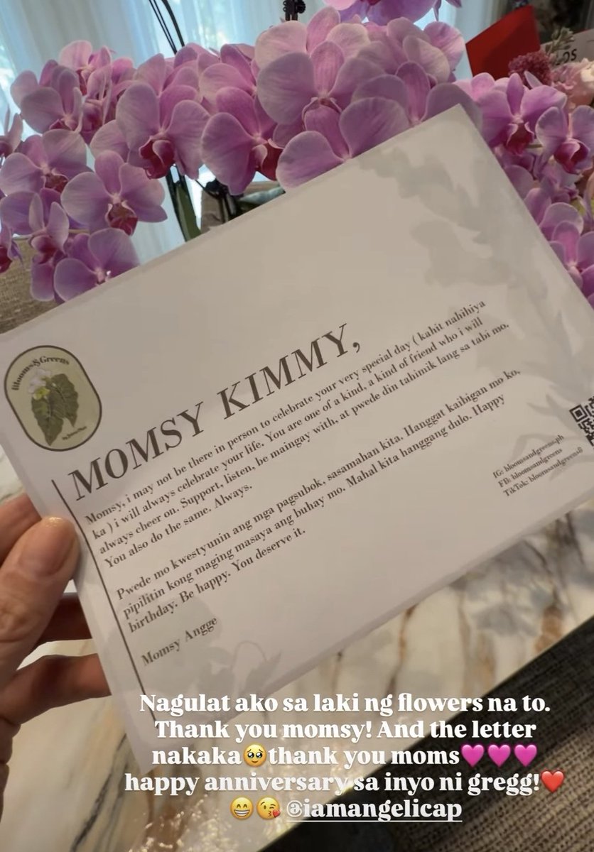 "Pwede mong kwestyunin ang mga pagsubok, sasamahan kita. Hangga't kaibigan mo ko, pipilitin kong maging masaya ang buhay mo."

Grabe naman 'to momsy Angge! Ugh. This kind of friendship 🫶🥹