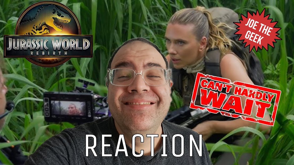 JoeTheGeek416's tweet image. #OTD in 2025 ⏰️

My reaction to a featurette of new #JurassicWorldRebirth movie wasreleased!!! 😱🦕🦖🥚♥️🥰  #joethegeekreactions #trailerreaction #jurassicworld #jurassicparkfranchise  #scarlettjohansson #onthisdayinjoeshistory #joethegeek

youtu.be/Sc9WxFdxKjw