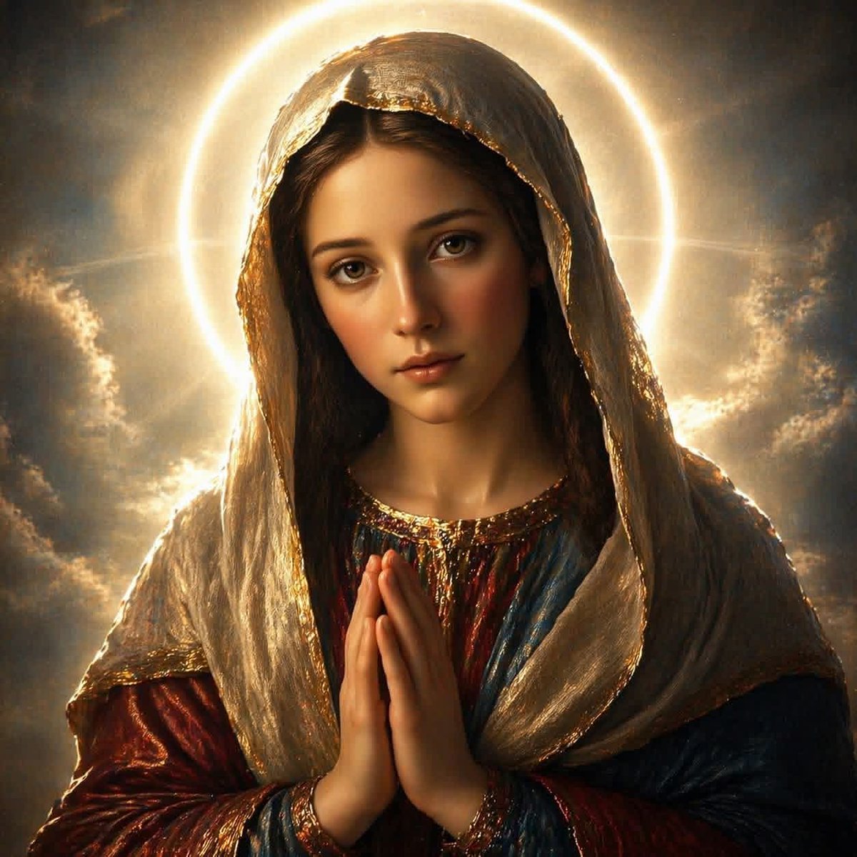 Ave Maria, cheia de graça, o Senhor é convosco. Bendita sois vós entre as mulheres e Bendito é o fruto do vosso ventre Jesus. Santa Maria, Mãe de Deus, rogai por nós pecadores agora e na hora da nossa morte. Amém.

Ó Maria concebida sem pecado,
rogai por nós que recorremos a vós.