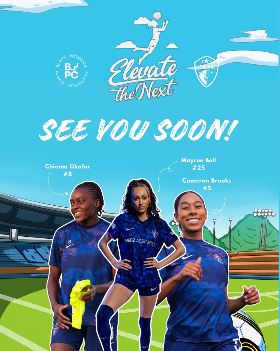 BWP_Collective's tweet photo. 👋 Hi Raleigh ! We will see you in May! 

📆 May 12, 2026
⏰ 5-7 pm 
📍 WakeMed Soccer Park

https://t.co/GsLtXZMARa

#elevateher #TheGameNeedsHer #youthsoccer https://t.co/zhNsYy5qrs