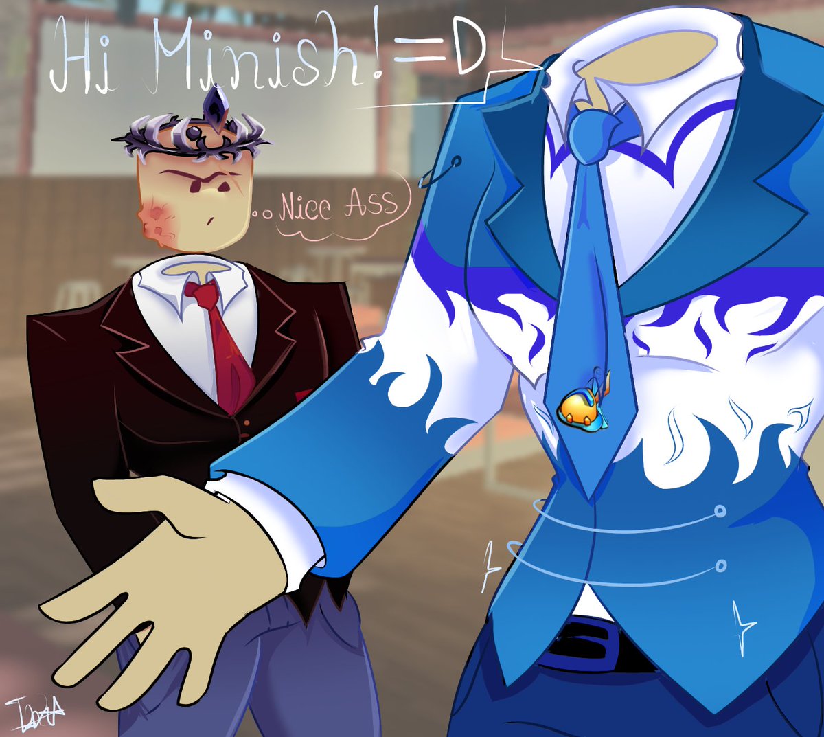 lnknity's tweet image. What is Dignity thinking?
(I had put the flower that had the Dignity avatar on it but I deleted it by accident hahaha =(.)
.
.
.
#roblox #robloxart #dignityroblox #art