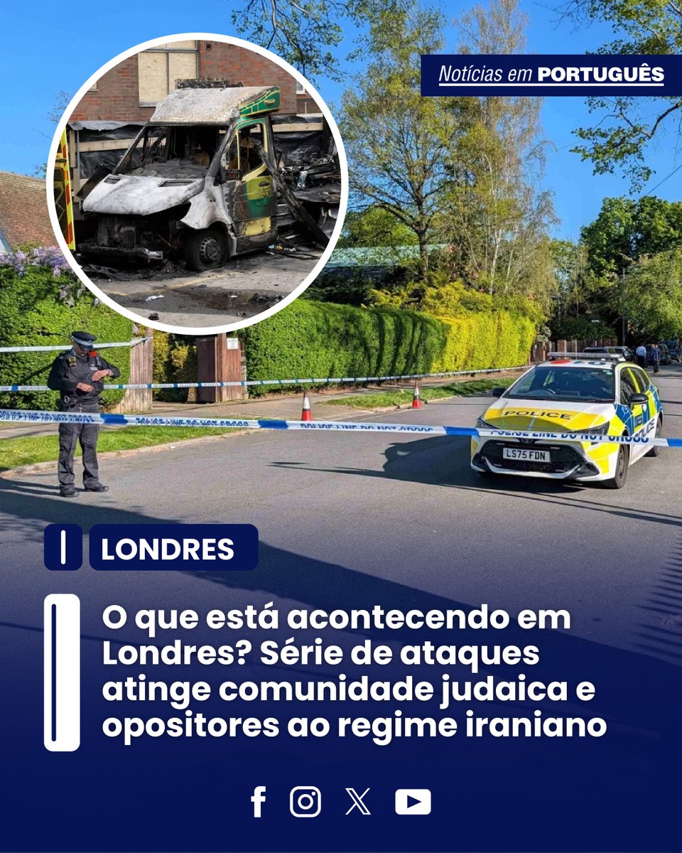 jornalNEP's tweet image. Autoridades britânicas investigam uma série de incêndios e tentativas de incêndio no Londres contra locais ligados à comunidade judaica e a grupos críticos ao governo iraniano.
A Met Police confirmou que unidades antiterrorismo lideram as investigações.
#Londres #ReinoUnido
