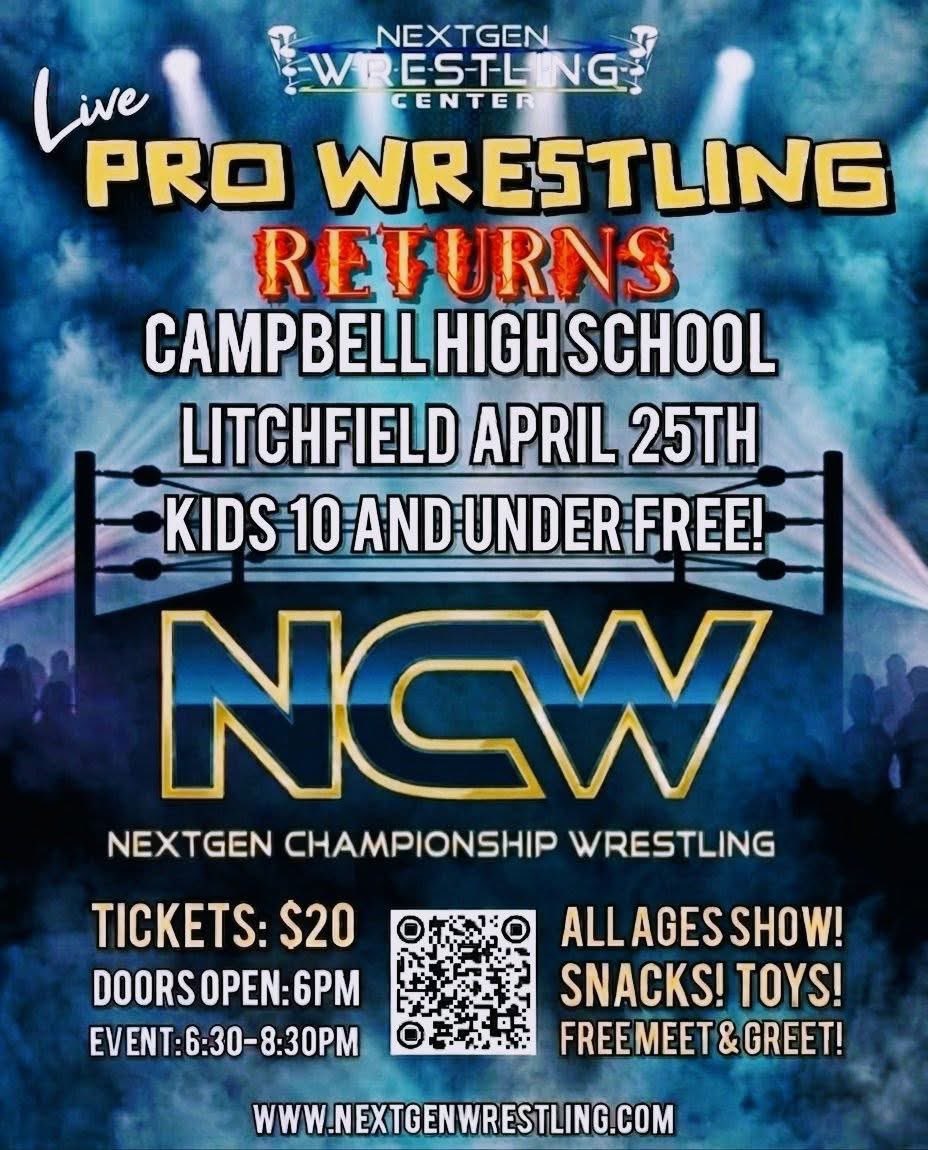 NEXTGENPROWRES's tweet photo. Thank you, Dean Page, for helping to bring NCW LIVE to Litchfield! Partners like you go a long way to making our shows accessible to families across communities!
NCW fans, be sure to give Dean a big high-five at the show!
https://t.co/oCrCwbdCqp
https://t.co/TPOt6KMZtl https://t.co/FMAwt9Nz8A