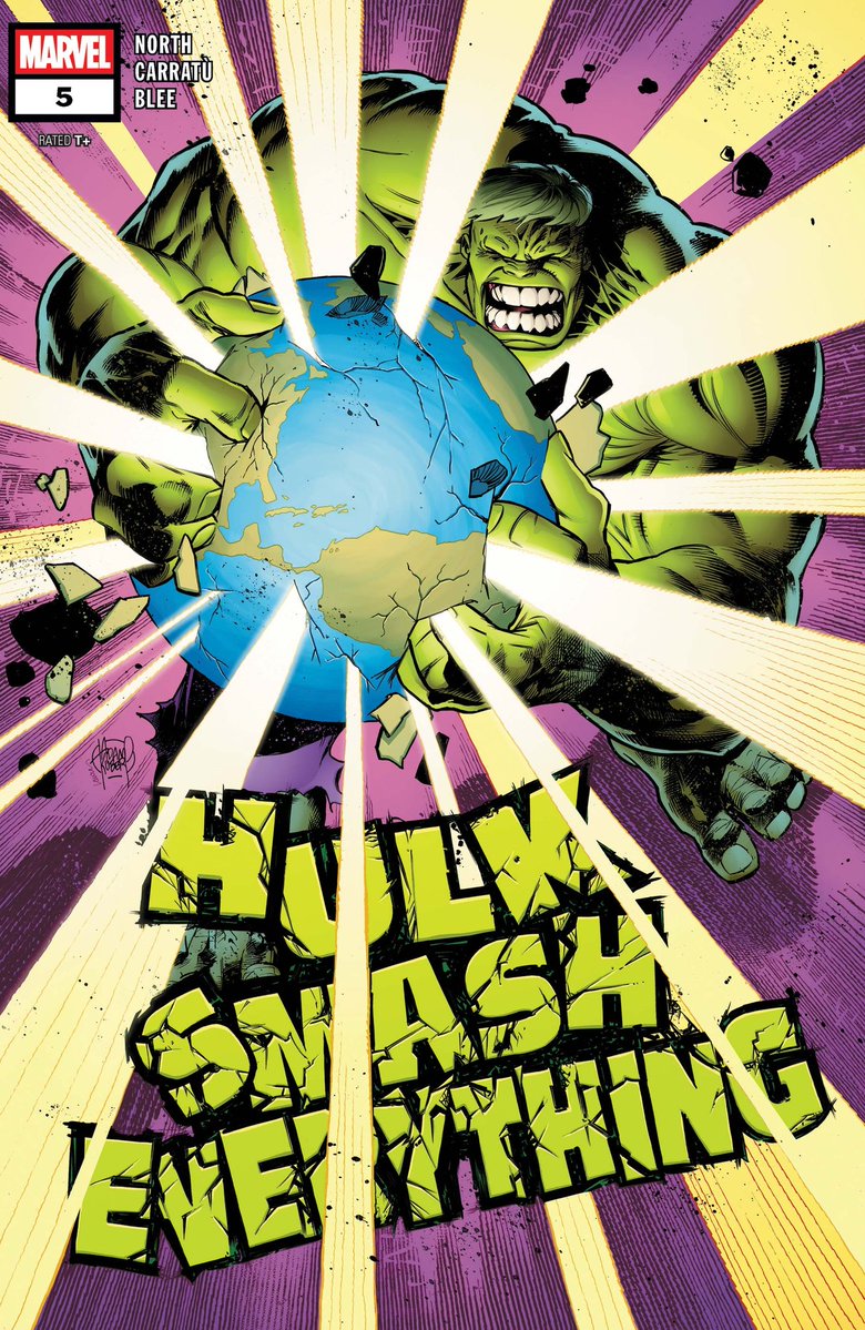 FANTASTICF4UR's tweet image. غلاف العدد 5 والأخير من سلسلة Hulk: Smash Everything القادم هذا الأسبوع.

• الختامية: #Hulk ضد نواة كوكب الأرض بنفسها. ما الذي سيمنعه من تدميرها؟

- من كتابة: #RyanNorth
- ورسم: #VincenzoCarratù

• معاينة العدد في الأسفل: ⬇️

(1/2)

ْ
#MarvelComics #TheIncredibleHulk
