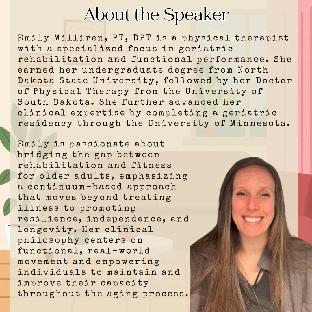 LiveYourLife_PT's tweet image. Bridge rehabilitation and fitness for your older patients. Join us to learn how to ensure you are developing quality care through the continuum of life. Register by 4/18 to join the conversation: forms.gle/dPfbwhMKP82kvA… #life #olderadult #care #CEU #education #rehab #fitness