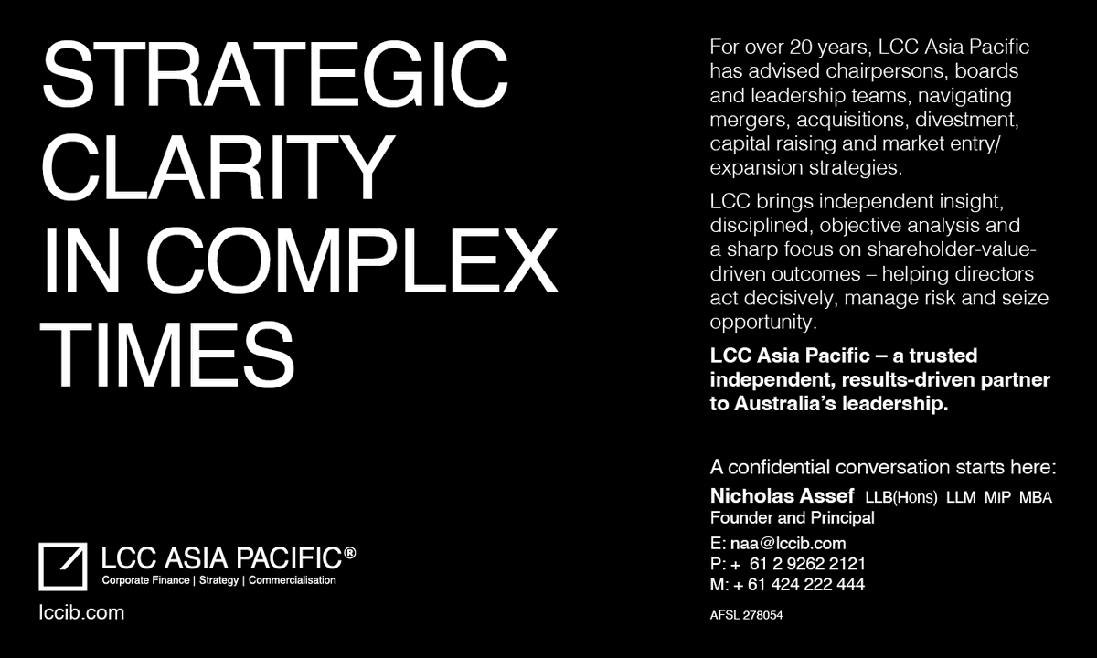 LCC Asia Pacific Corporate Finance tweet media