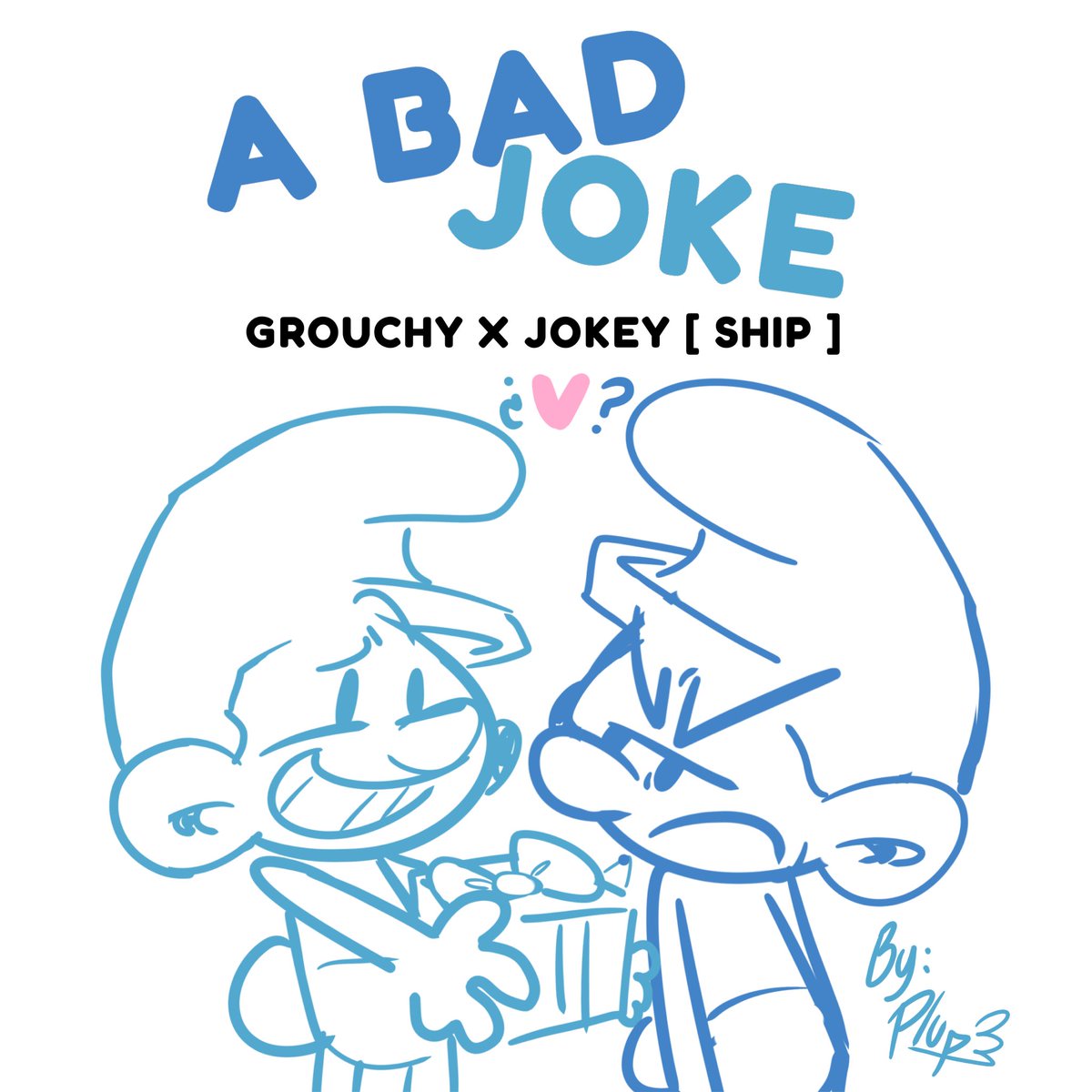 plupcloudy's tweet image. A BAD JOKE! ENG VER.
Grouchy X Jokey (smurf ship) Pt. 1/2

#oldcartoon #ship #fanmade #comic #minicomic #fancomic #yaoi