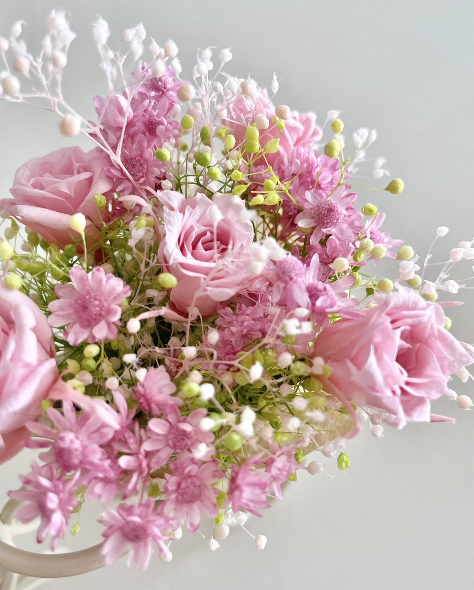 #プリザーブドフラワー #ミニチュア