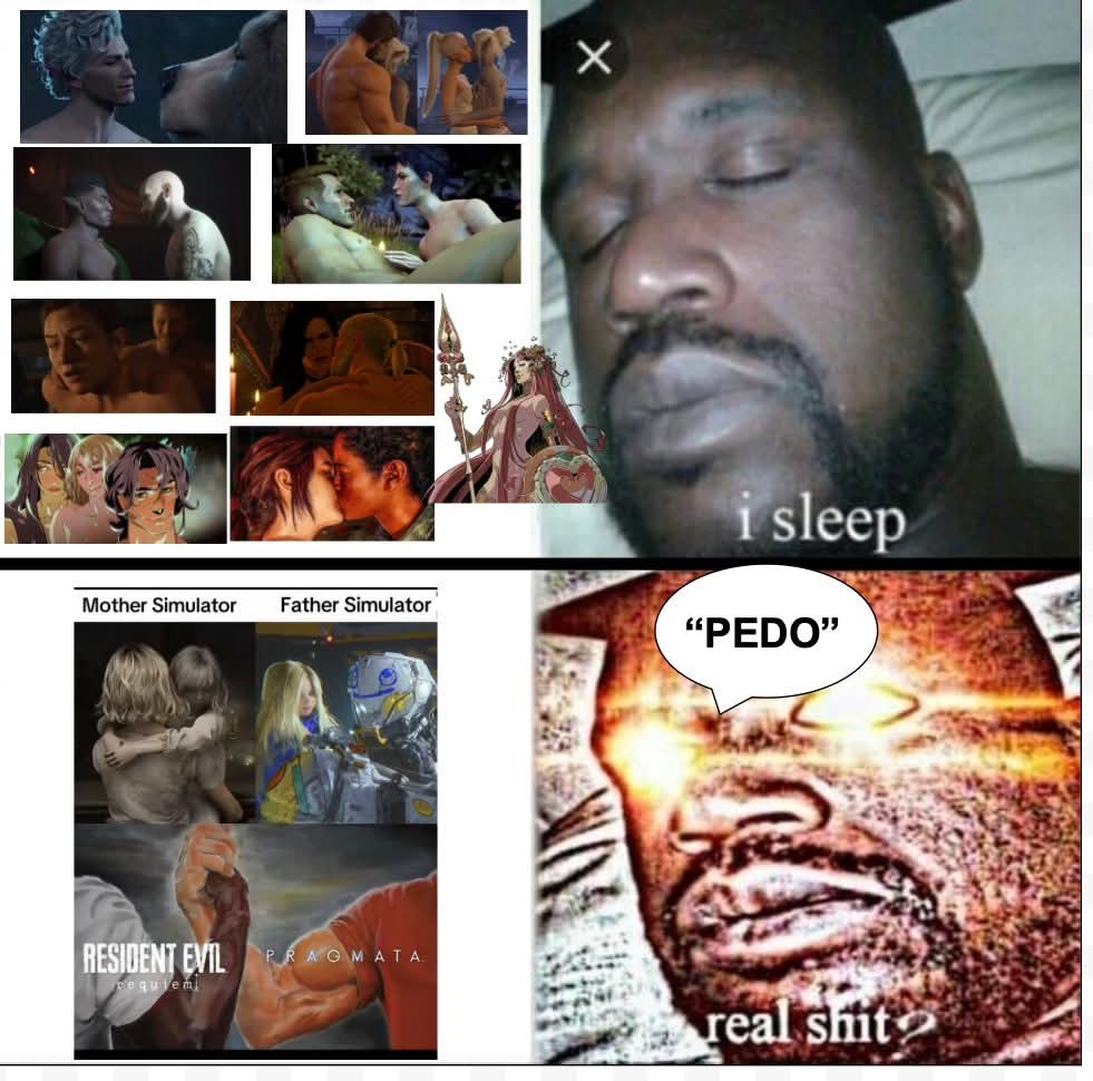 carrbinechan's tweet photo. Gay retards be like:

#Gaming #Sony #Capcom #Pragmata https://t.co/NsHQq0G9yK