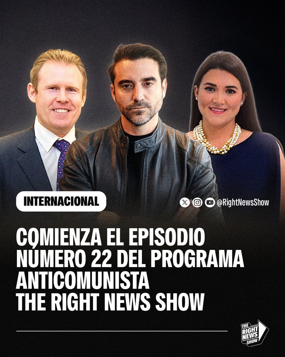 🚨🇺🇸🇸🇻 | #AHORA Javier Negre entrevista al encargado de Trump para la organización del Mundial FIFA 2026, <a href="/AndrewHGiuliani/">Andrew H. Giuliani</a>, y a la 2da vicepresidenta de la Asamblea Legislativa de El Salvador, <a href="/AlexiaRivasG1/">Alexia Rivas🇸🇻</a>, en The Right News Show.

NO TE LO PIERDAS: youtu.be/AptrcOZTavQ